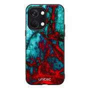 OnePlus Nord 3 marmori suojakuoret - Blue Red Marble - Ei