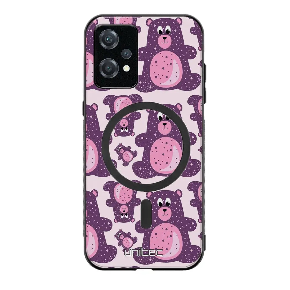 OnePlus Nord CE 2 Lite suojakuoret - Purple Teddy Bear