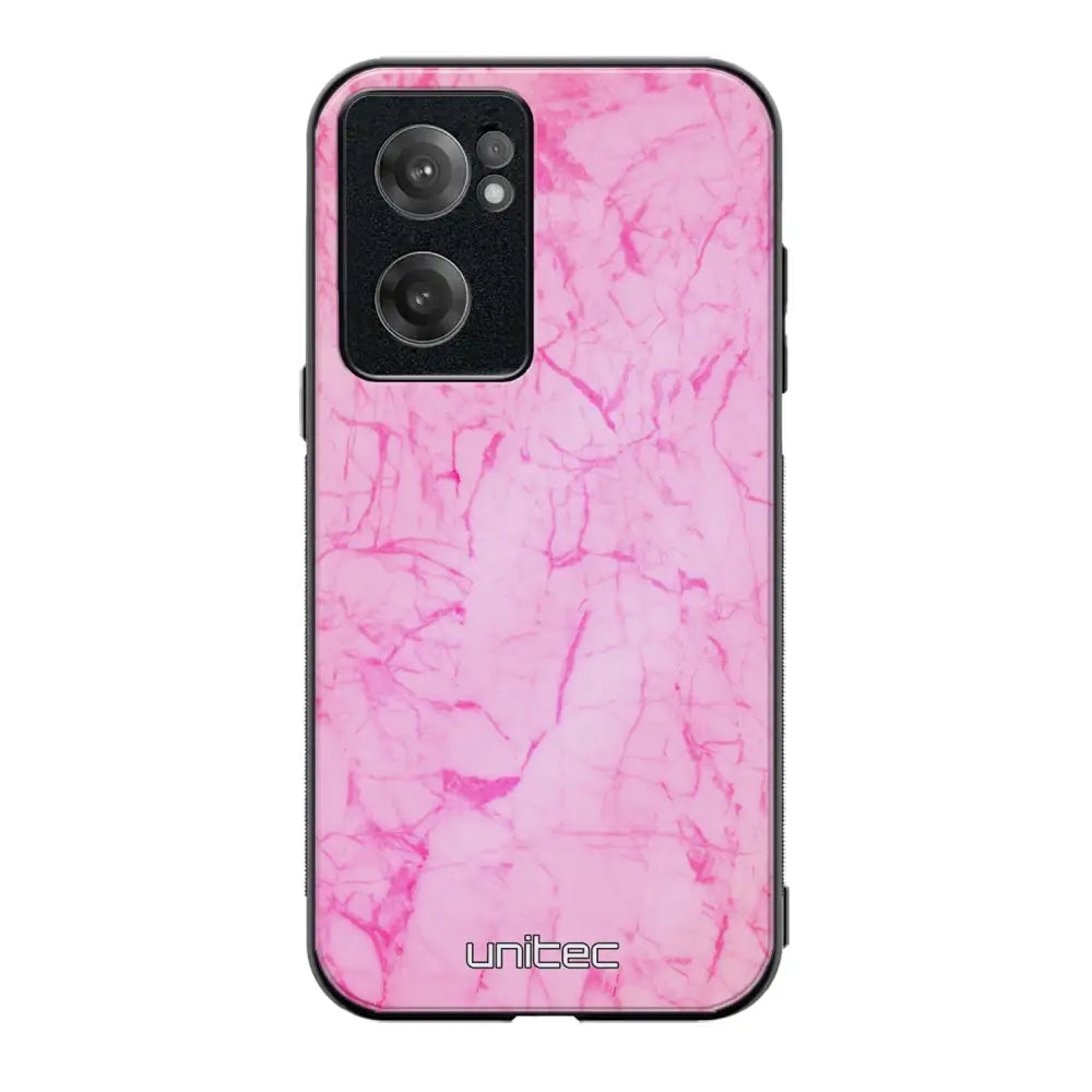 OnePlus Nord CE 2 marmori suojakuoret - Light Pink Marble - Ei