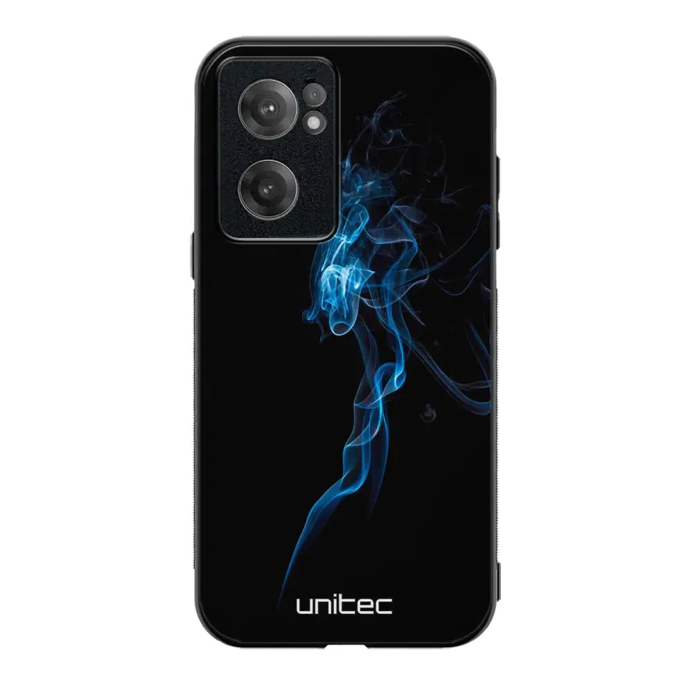 OnePlus Nord CE 2 suojakuoret - Blue Smoke On Black - Ei