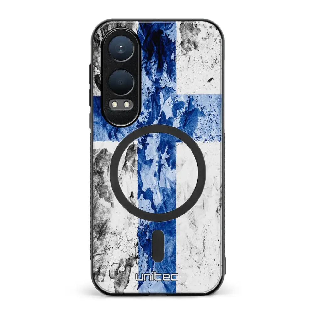 OnePlus Nord CE 4 Lite suojakuoret - Painted Finnish Flag