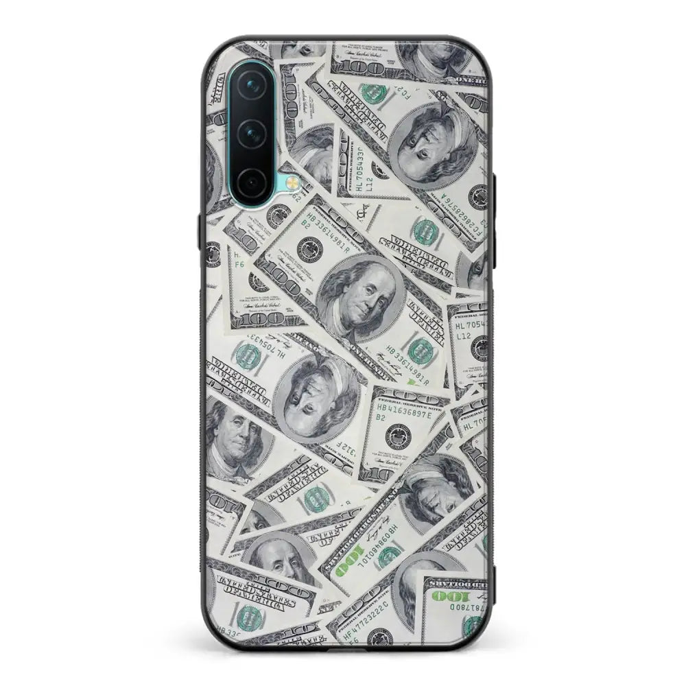 OnePlus Nord CE seteli suojakuoret - Dollarit - Ei