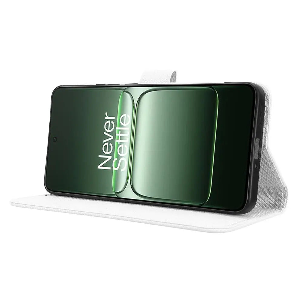 OnePlus Nord CE5 Lompakko Suojakotelo - Valkoinen