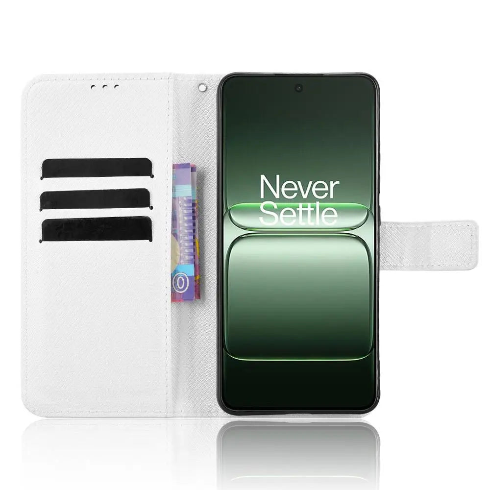 OnePlus Nord CE5 Lompakko Suojakotelo - Valkoinen