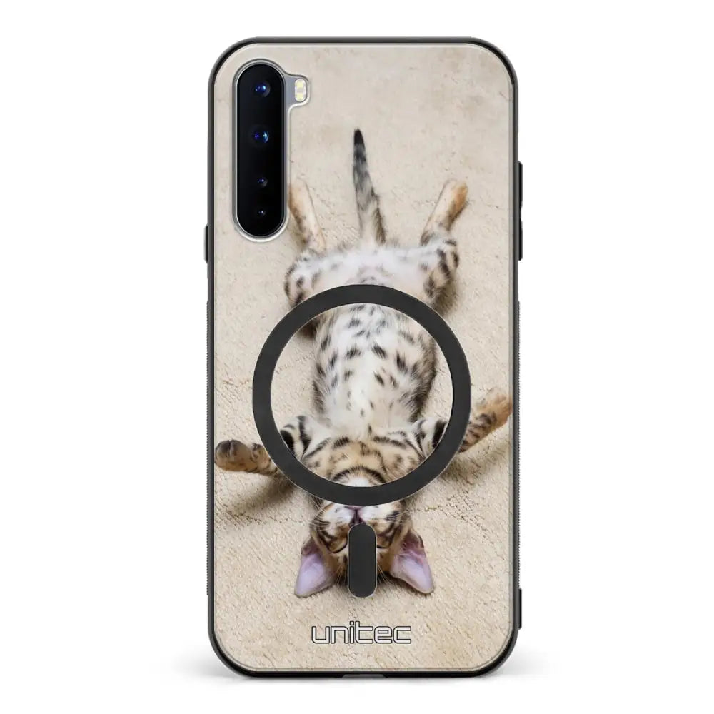 OnePlus Nord kissa suojakuoret - Relaxing Cat