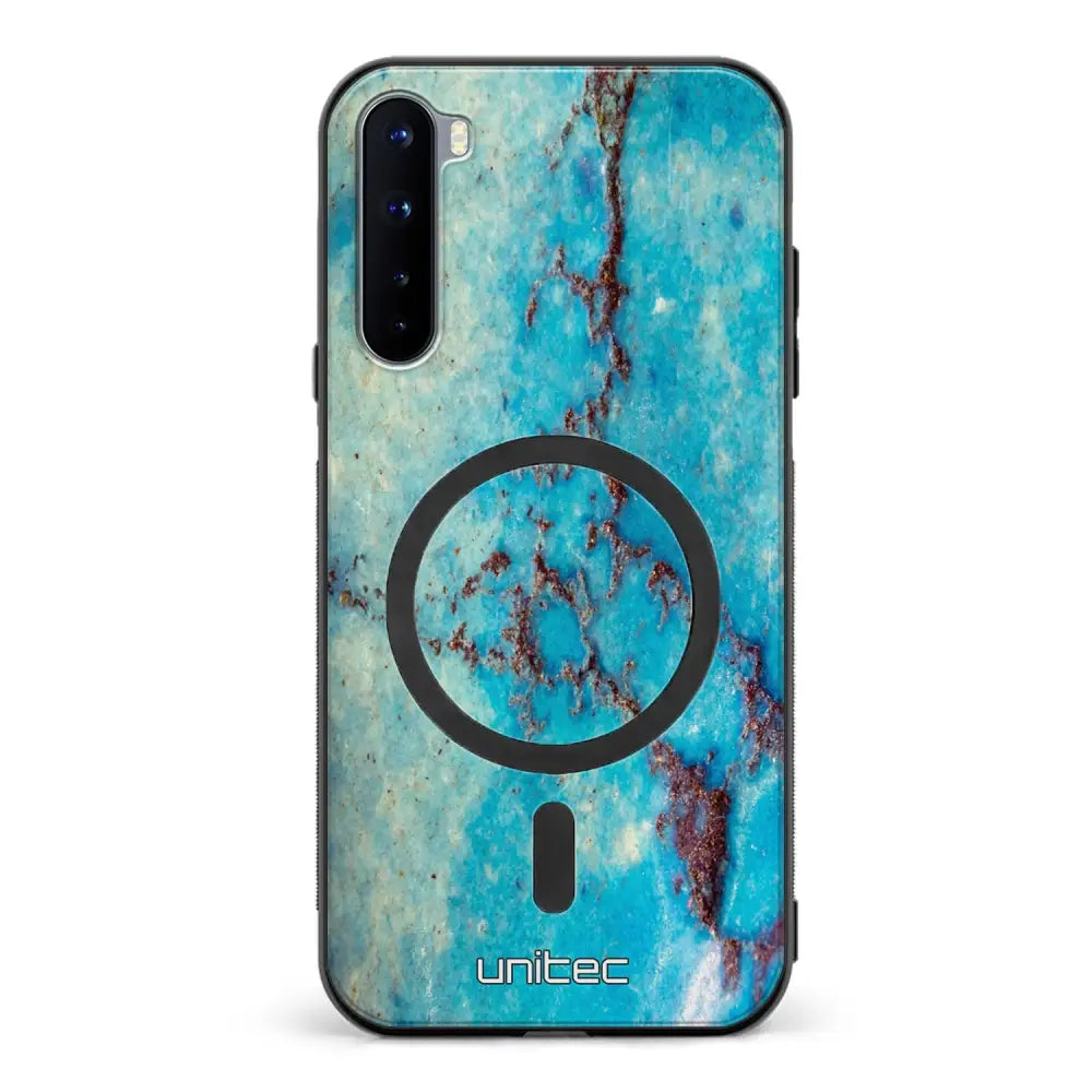 OnePlus Nord marmori suojakuoret - Turquoise Marble