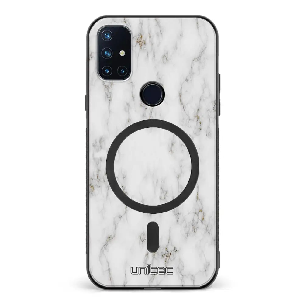 OnePlus Nord N10 marmori suojakuoret - White Marble
