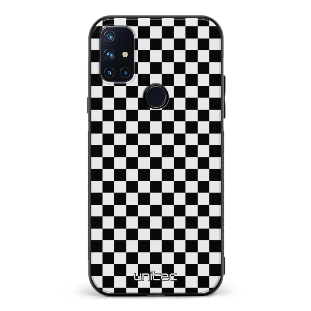 OnePlus Nord N10 suojakuoret - Black And White - Ei
