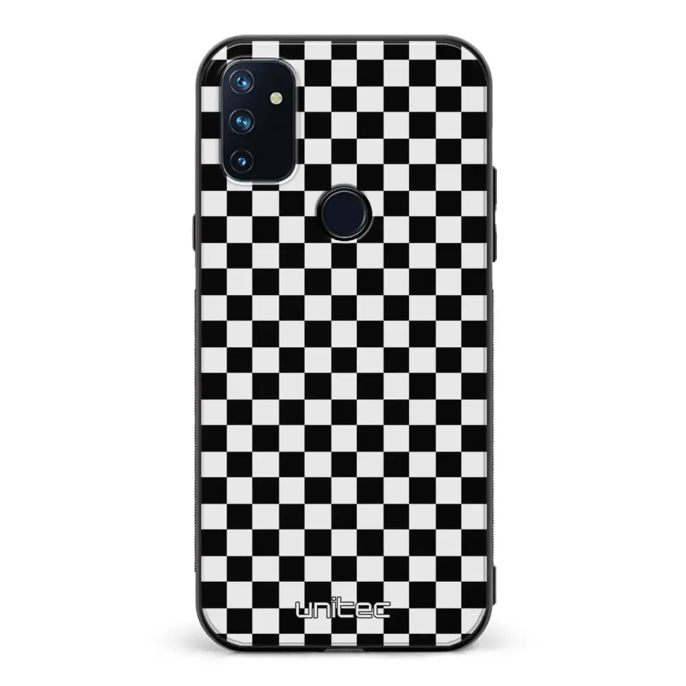 OnePlus Nord N100 suojakuoret - Black And White - Ei