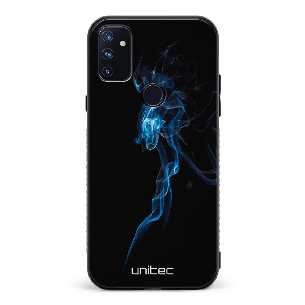 OnePlus Nord N100 suojakuoret - Blue Smoke On Black - Ei