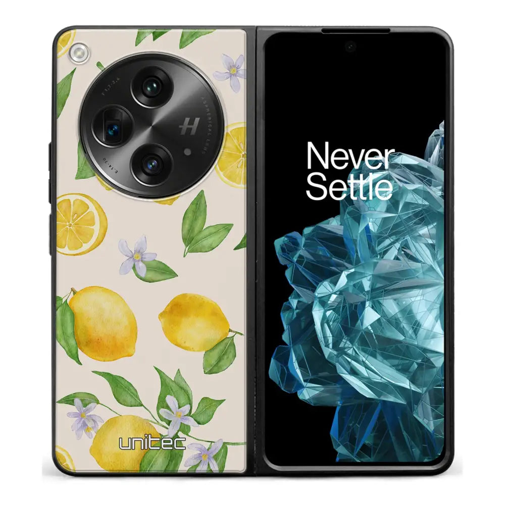 OnePlus Open hedelmä suojakuoret - Lemon - Ei