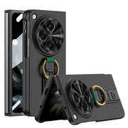 OnePlus Open Suojakuori sormushihnalla - Musta