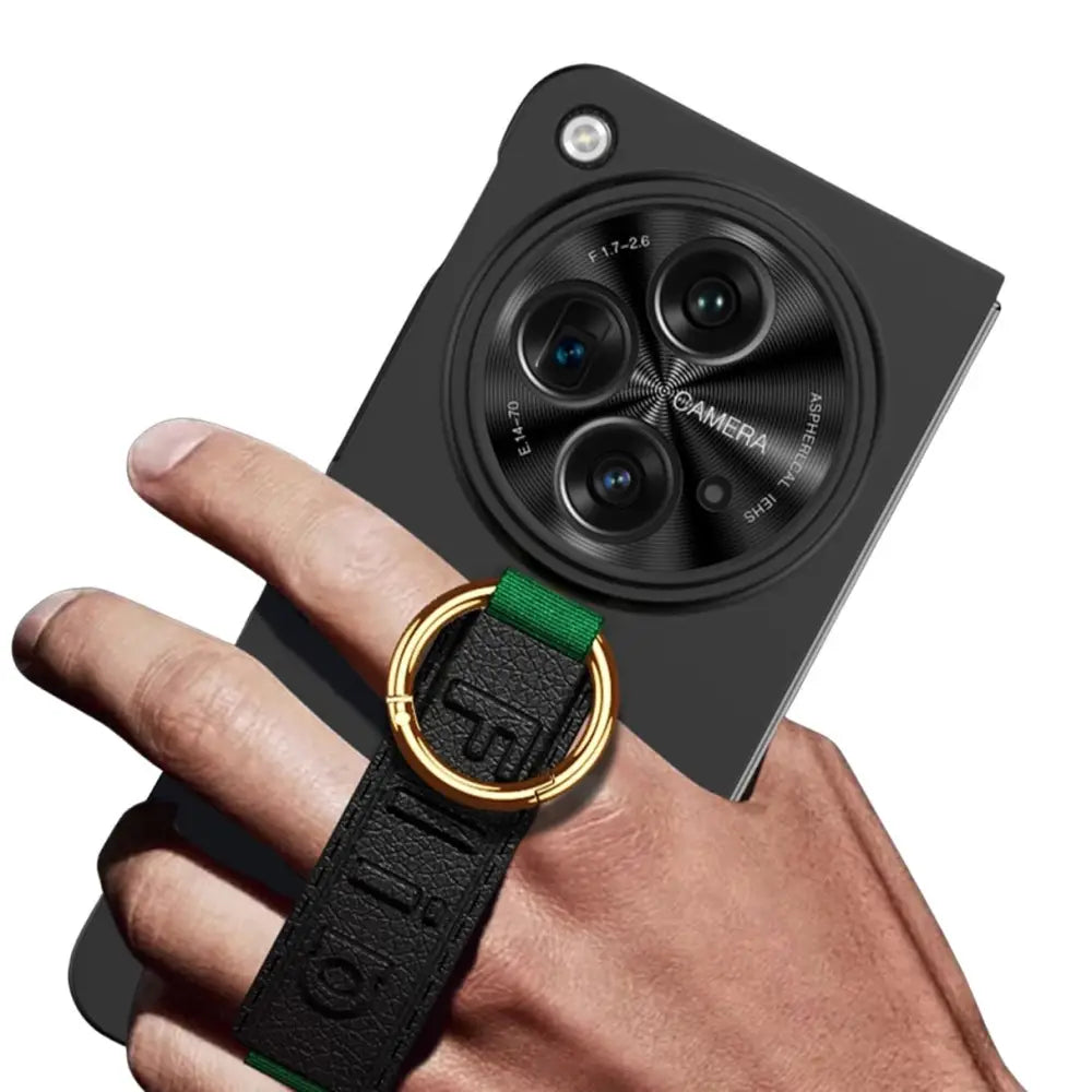 OnePlus Open Suojakuori sormushihnalla - Vihreä