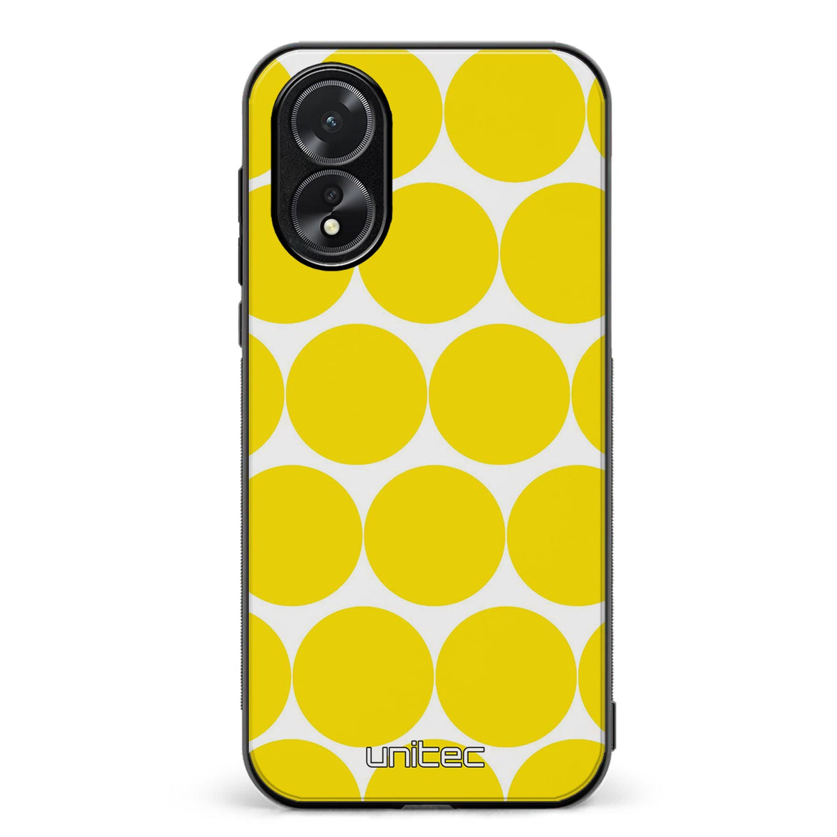 Oppo A18 pallo suojakuoret - Keltainen Pallo