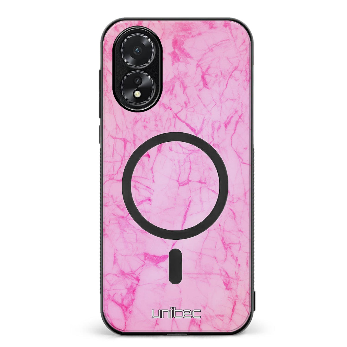 Oppo A18 marmori suojakuoret - Light Pink Marble