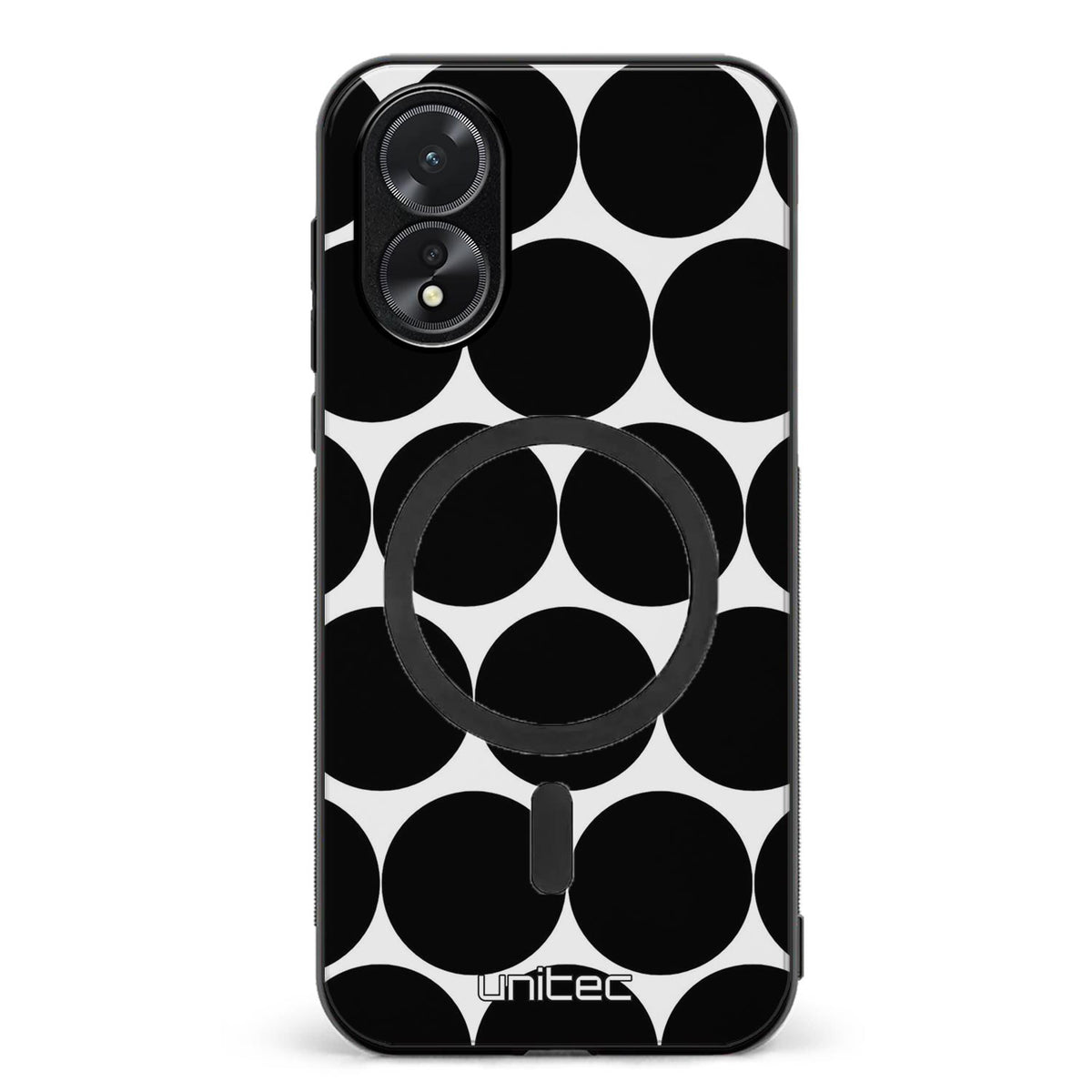 Oppo A18 pallo suojakuoret - Musta Pallo