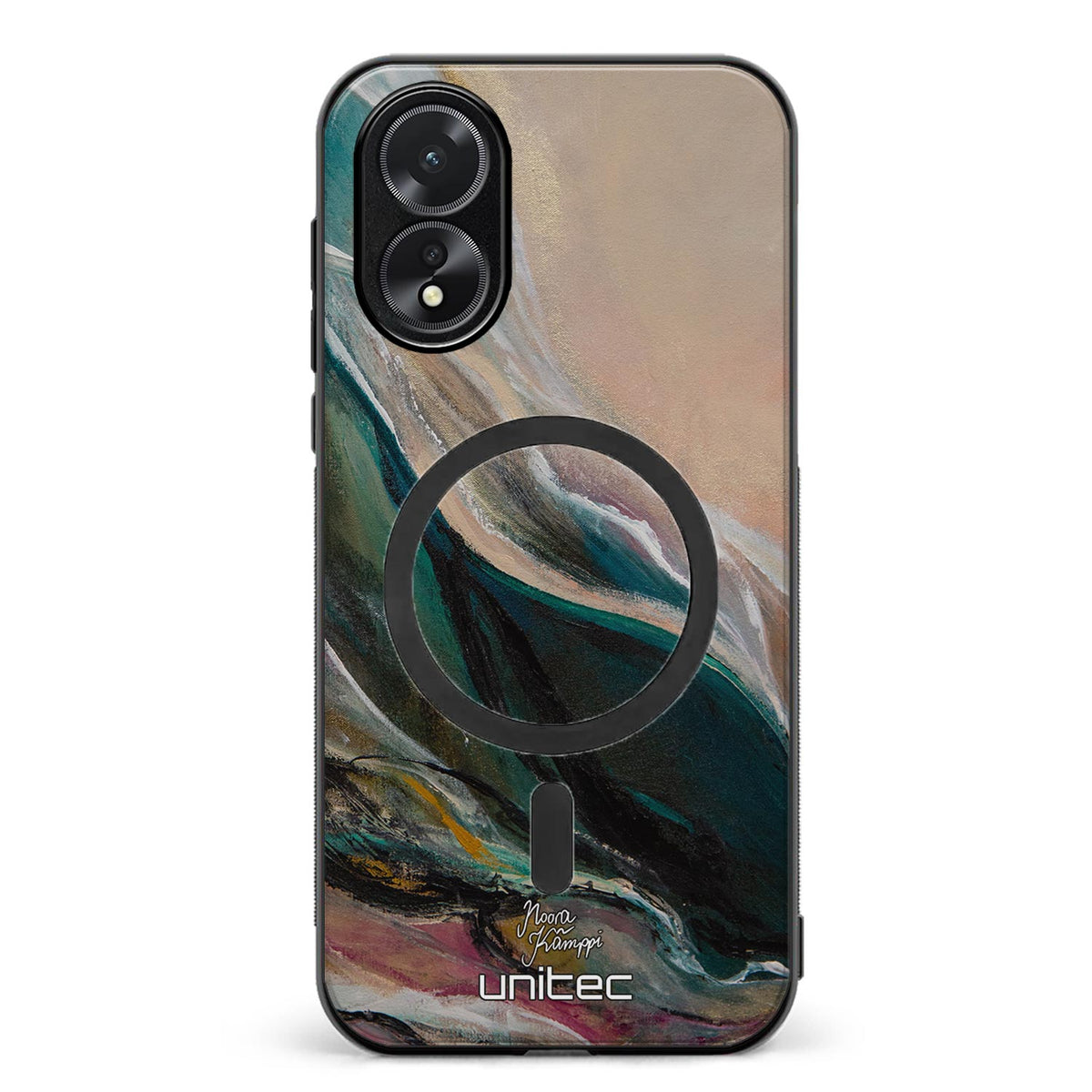 Oppo A18 modern art suojakuoret - Nudge - Noora Kämppi