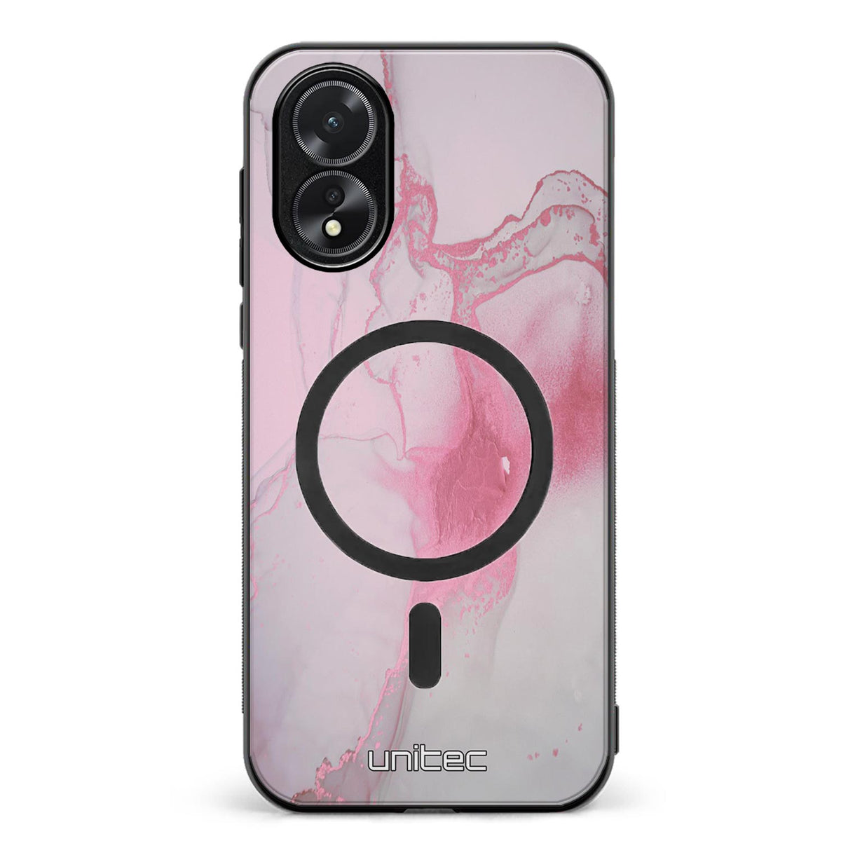 Oppo A18 marmori suojakuoret - Pink Pok Rie