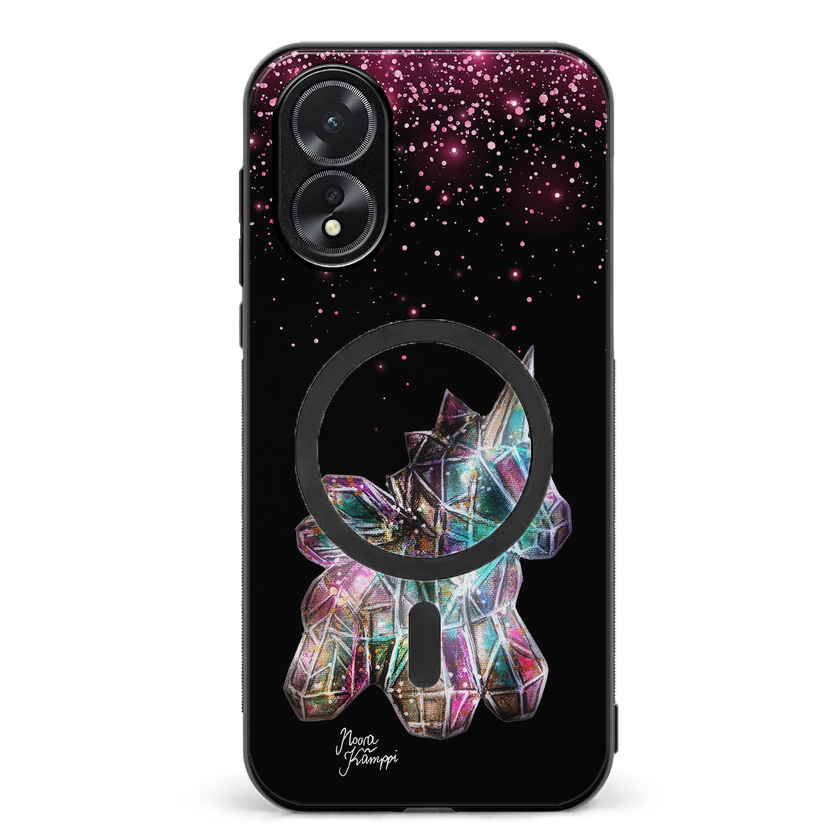 Oppo A18 unicorn suojakuoret - Pinkki - Noora Kämppi