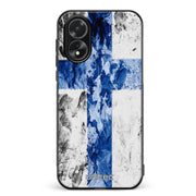 Oppo A18 suojakuoret - Painted Finnish Flag