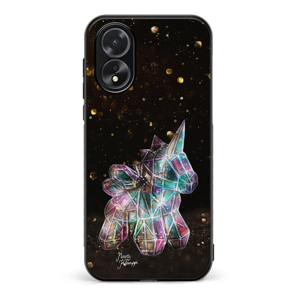 Oppo A18 unicorn suojakuoret - Kulta - Noora Kämppi