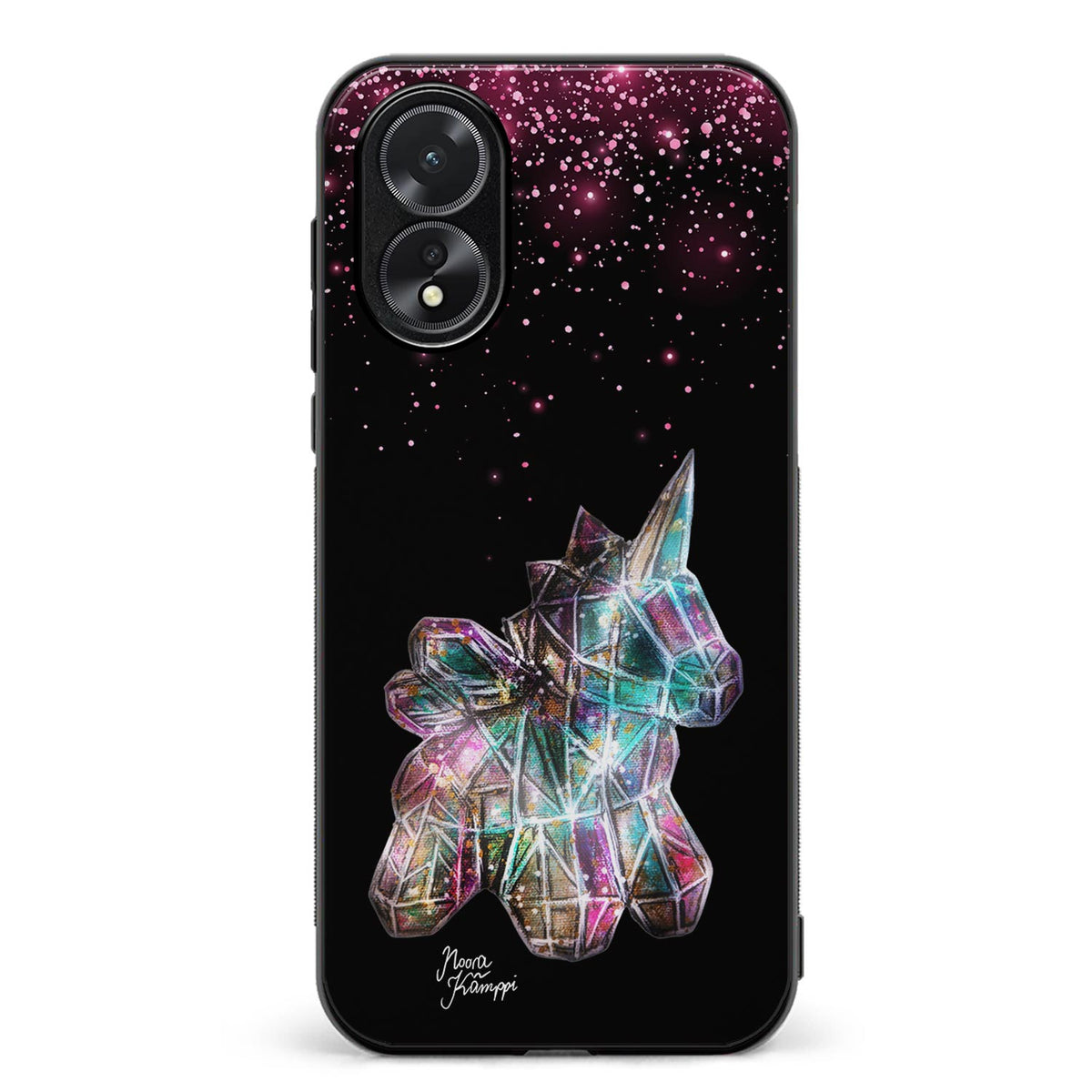 Oppo A18 unicorn suojakuoret - Pinkki - Noora Kämppi