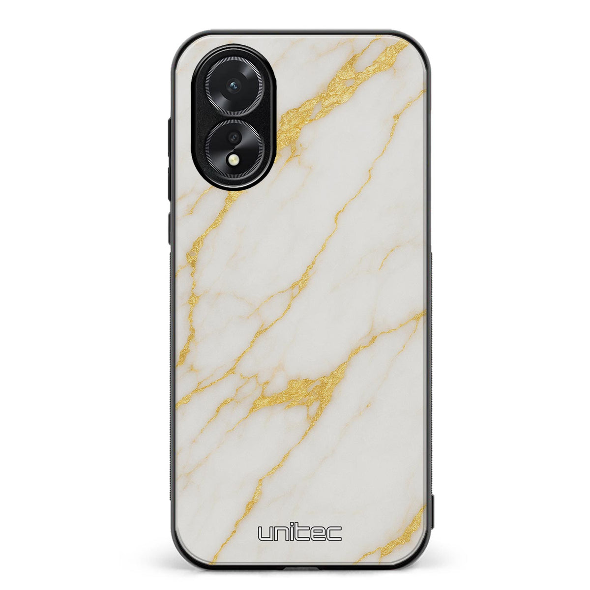Oppo A18 Suojakuoret Marmori – White Luxe