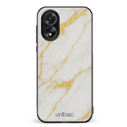 Oppo A18 Suojakuoret Marmori – White Luxe
