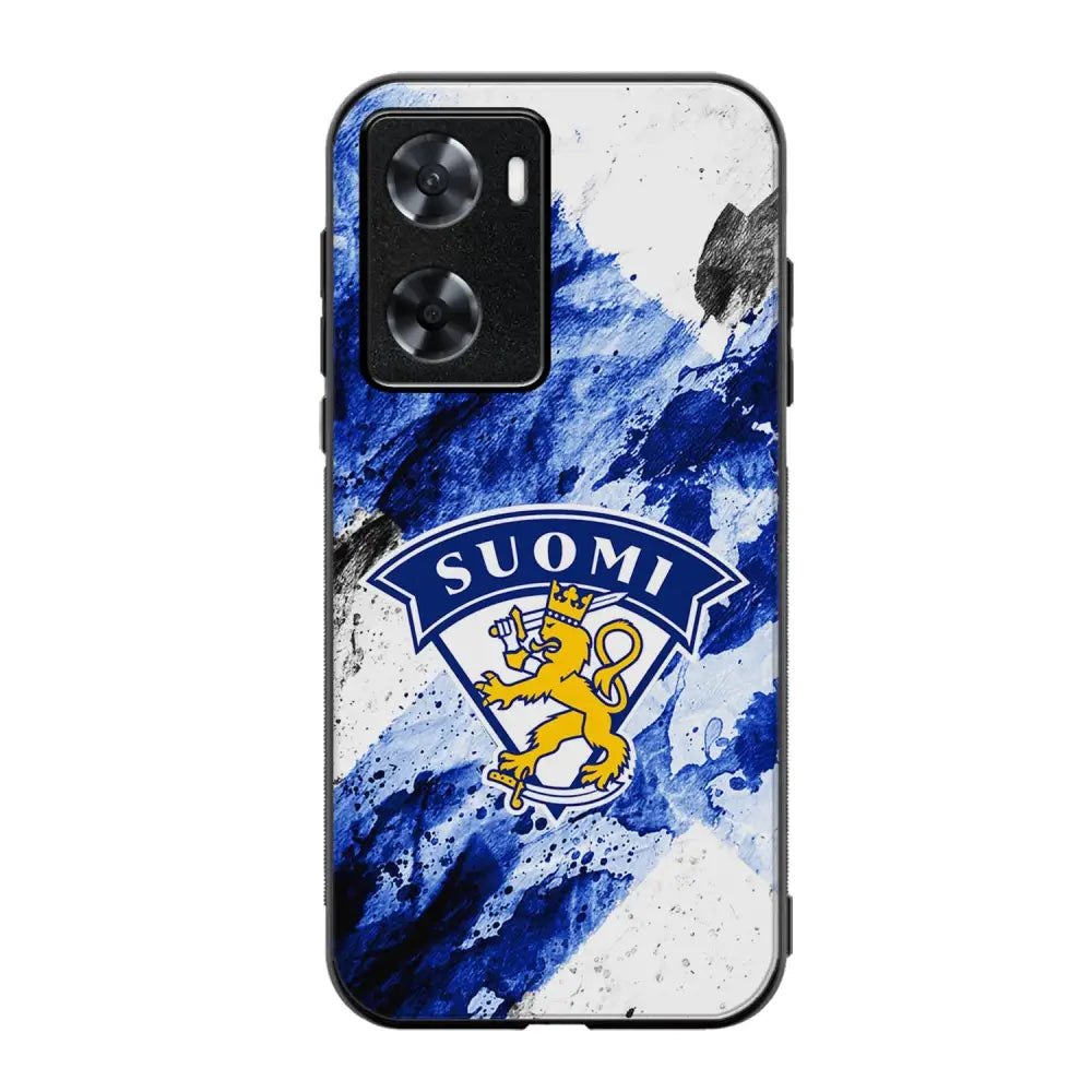 Oppo A77 jääkiekko suojakuoret - Leijonat - Ei