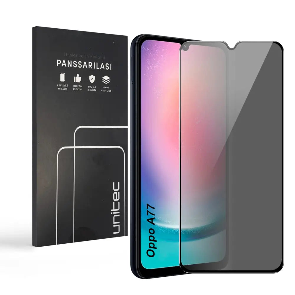 Oppo A77 Panssarilasi - Tietoturvasuoja