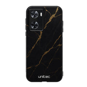 Oppo A77 Suojakuoret Marmori – Midnight Gold