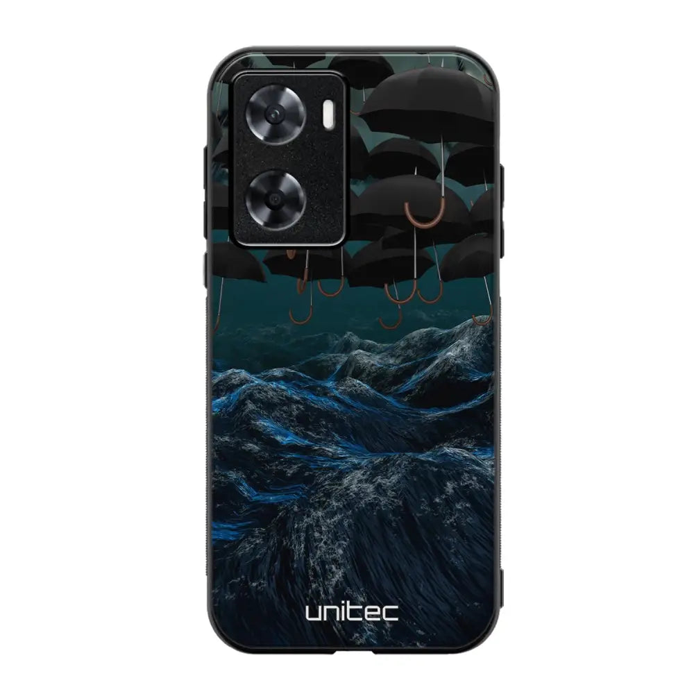 Oppo A77 suojakuoret - Umbrella Storm - Ei