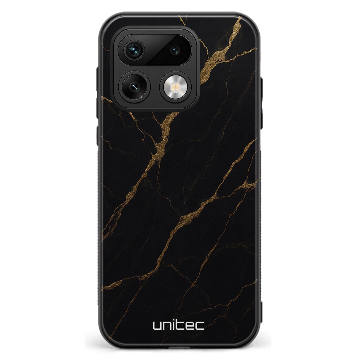 Realme 16 Pro Plus Suojakuoret Marmori – Midnight Gold