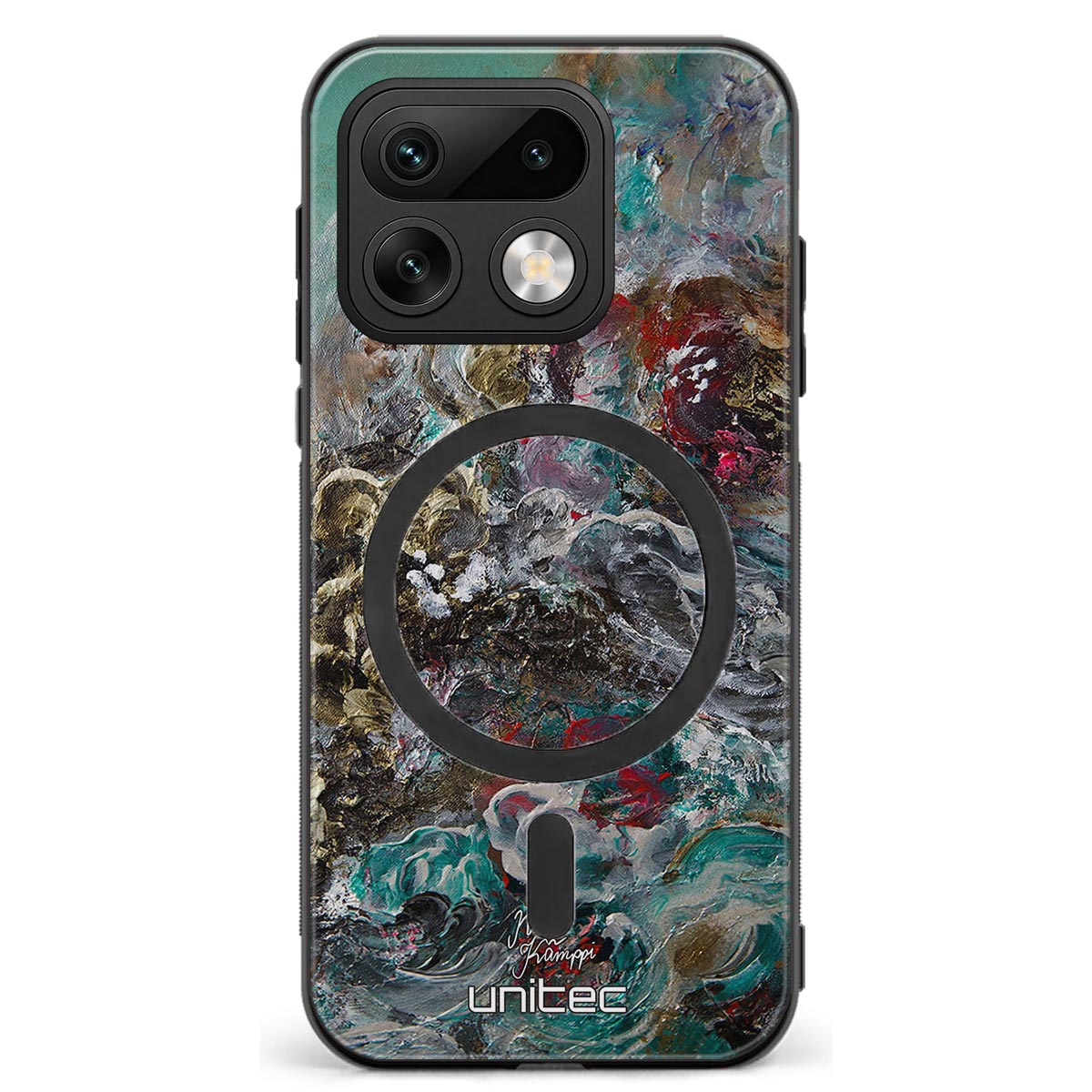 Realme 16 Pro 5G modern art suojakuoret - Heart Knows - Noora Kämppi