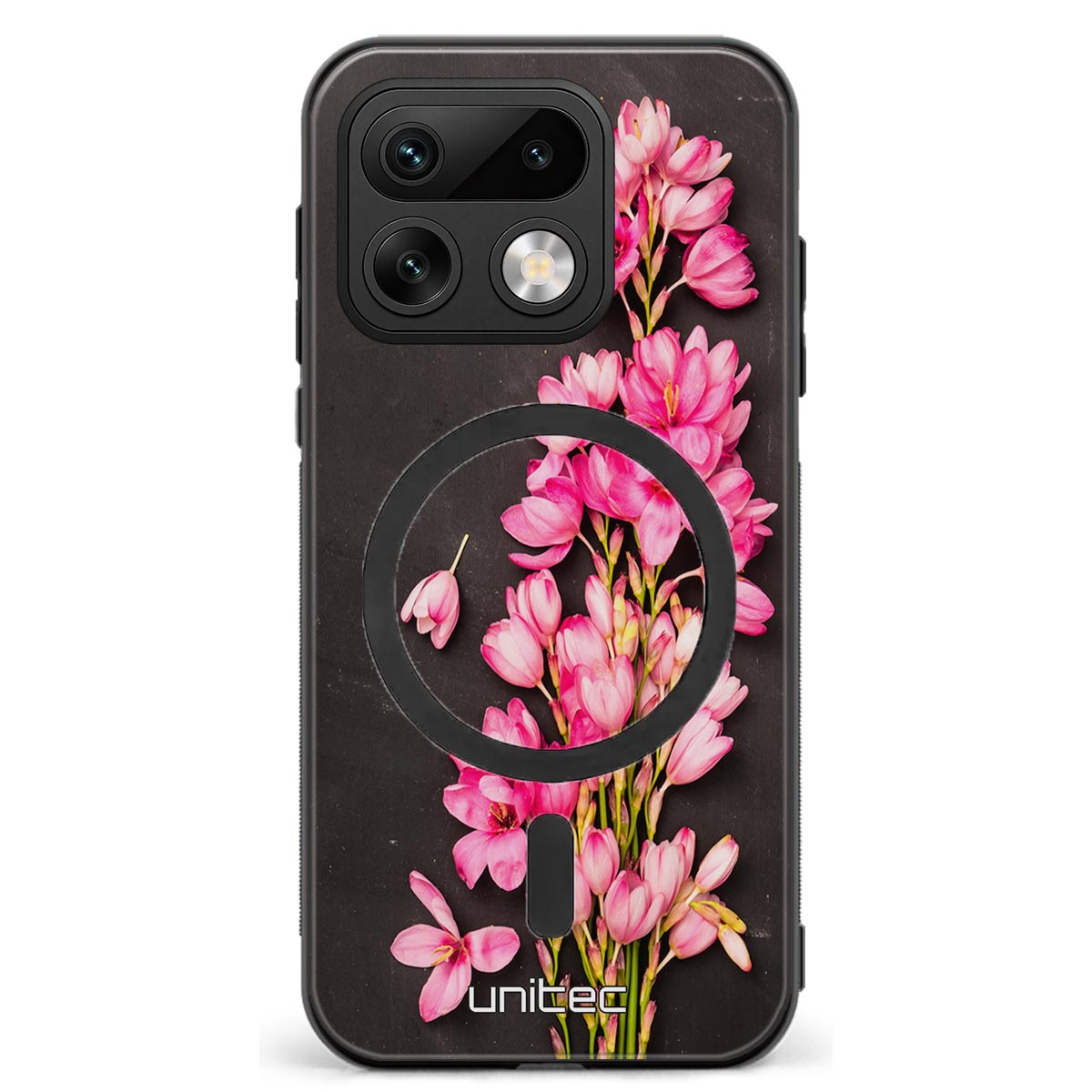 Realme 16 Pro 5G kukka suojakuoret - Pink Flowers