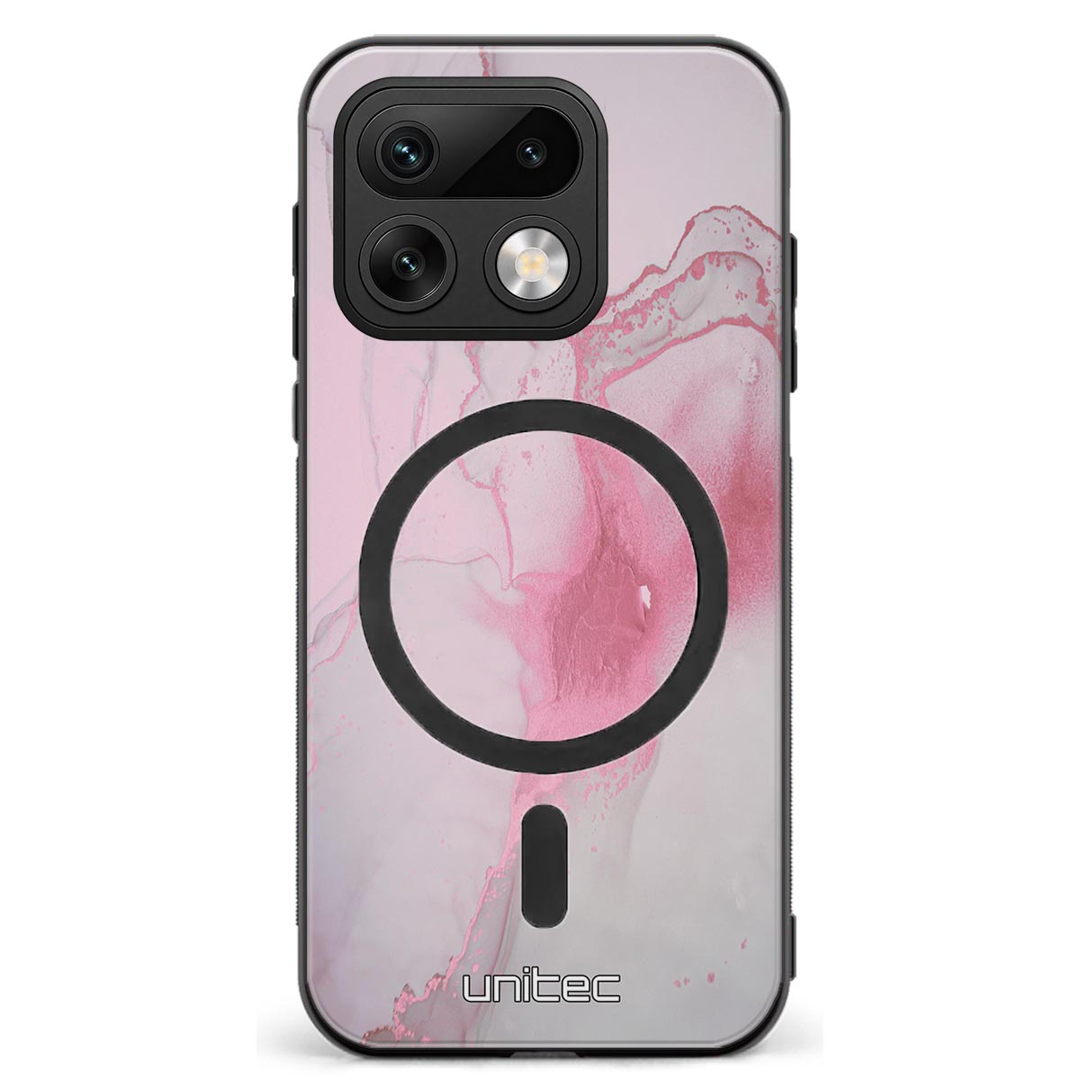 Realme 16 Pro 5G marmori suojakuoret - Pink Pok Rie