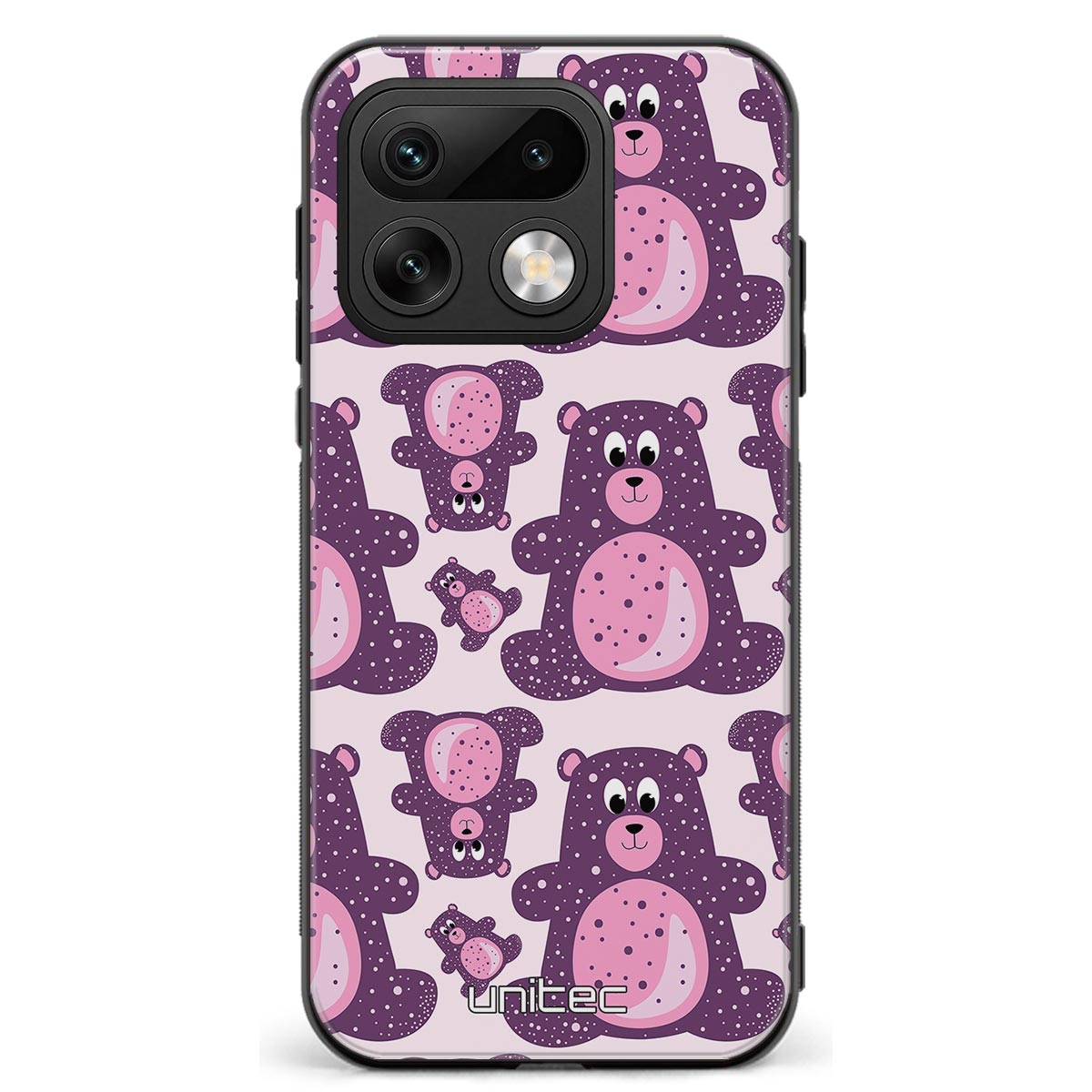 Realme 16 Pro 5G suojakuoret - Purple Teddy Bear