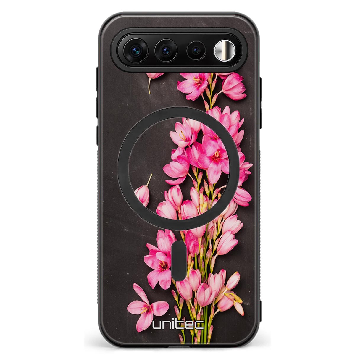 Realme 16 5G kukka suojakuoret - Pink Flowers