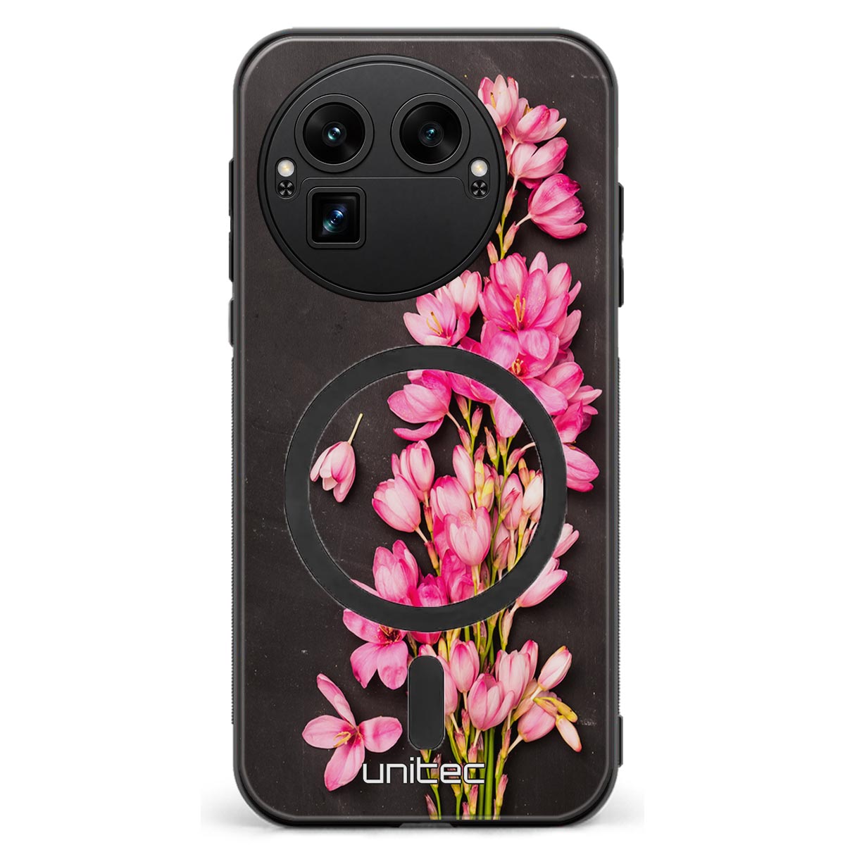Realme GT8 Pro kukka suojakuoret - Pink Flowers