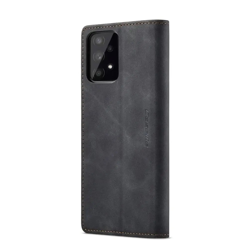 Samsung A33 5G Lompakko Suojakotelo Musta