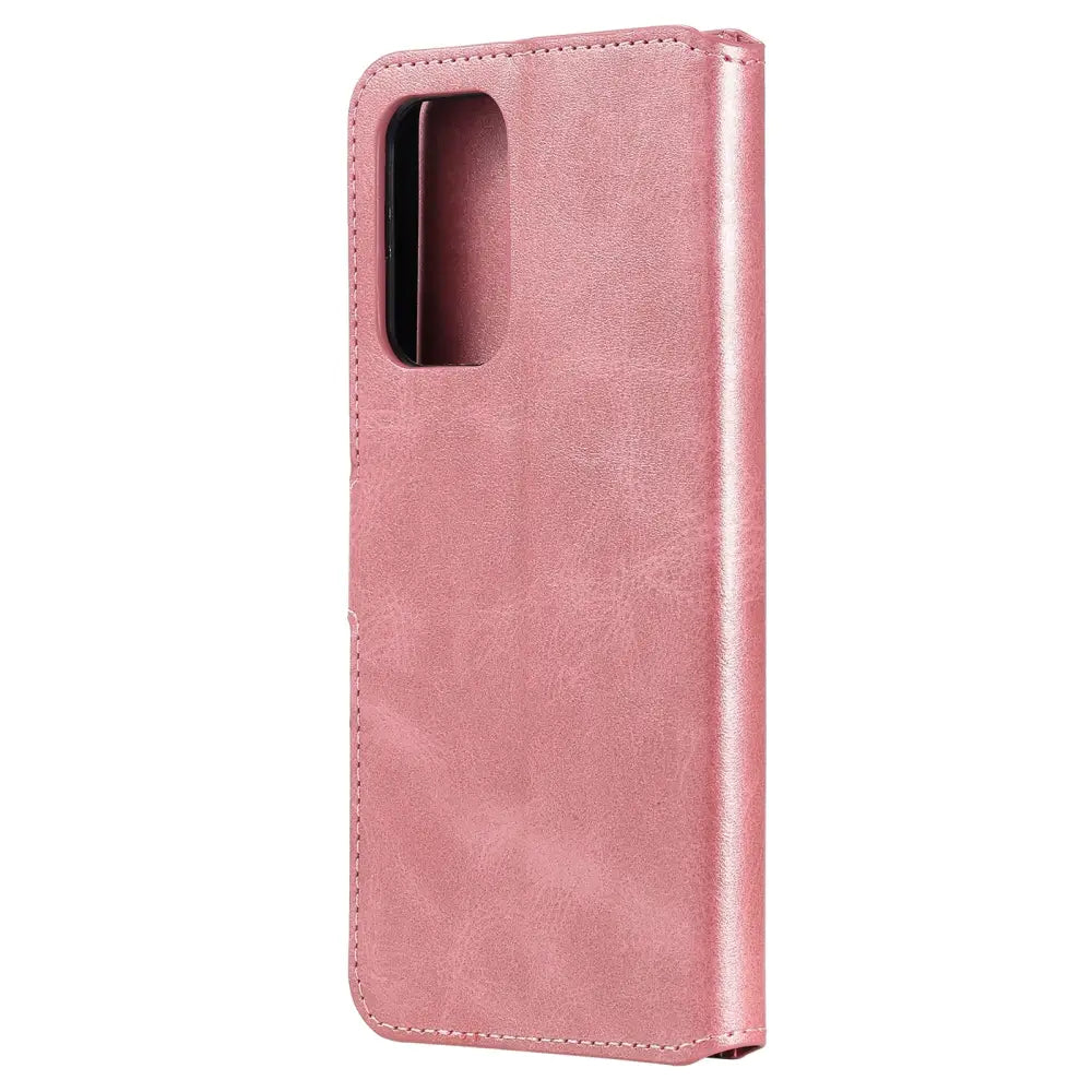 Samsung A52 / A52s Lompakko Suojakotelo Ruusukulta