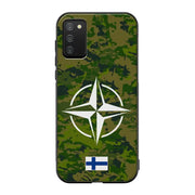 Samsung Galaxy A02s nato suojakuoret - Camo Suomi - Ei