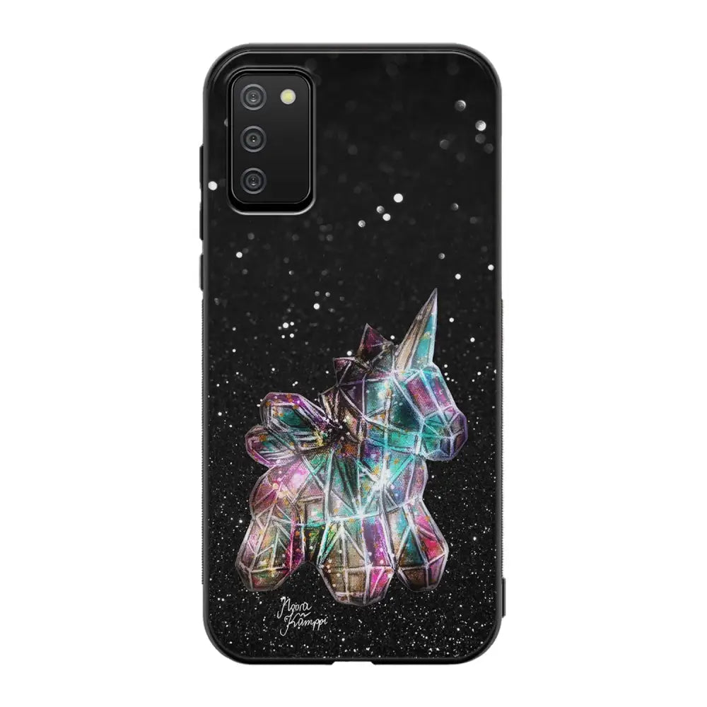 Samsung Galaxy A02s unicorn suojakuoret - Valkoinen - Noora Kämppi - Ei