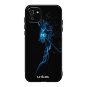 Samsung Galaxy A03 suojakuoret - Blue Smoke On Black - Ei