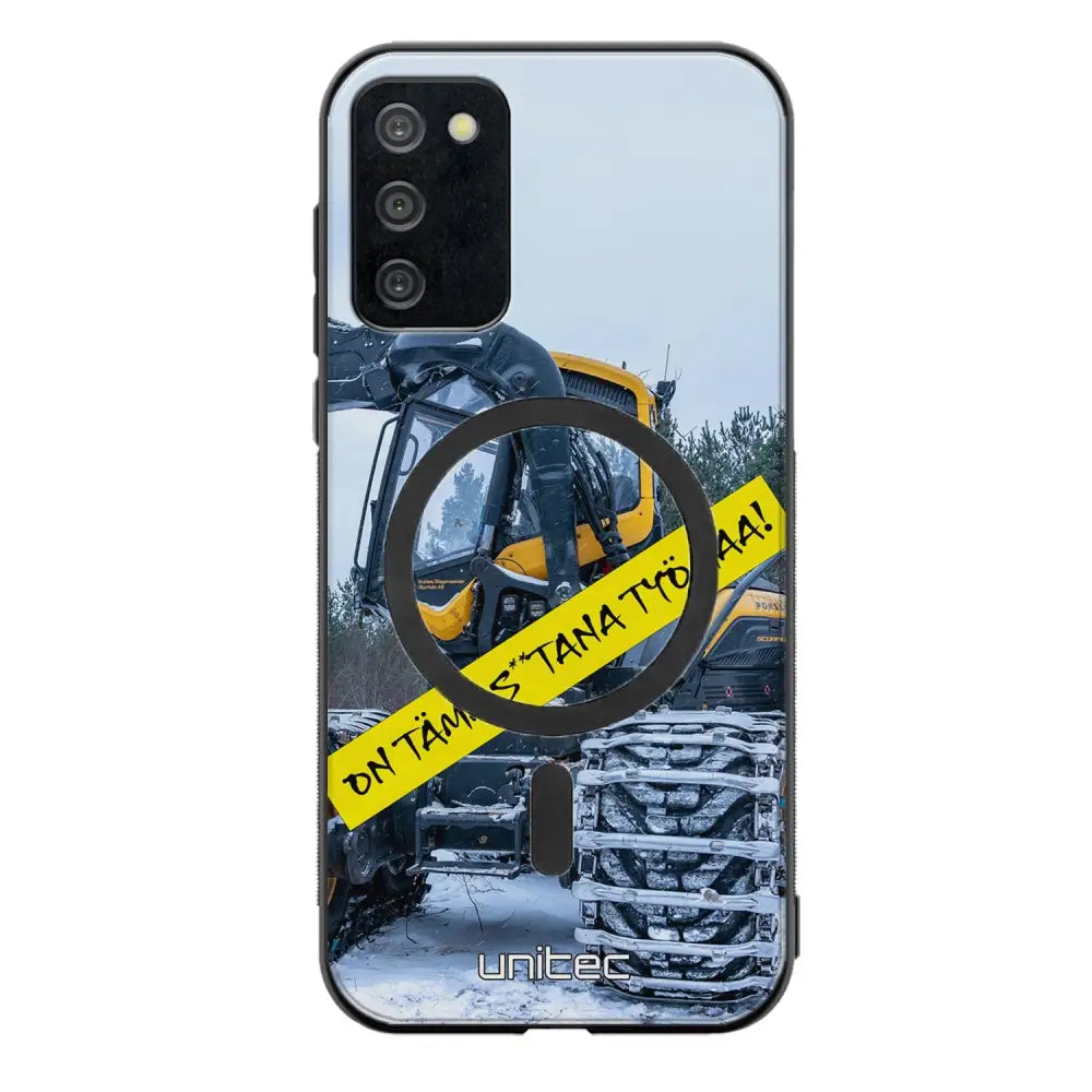 Samsung Galaxy A03s meemi suojakuoret - Työmaa