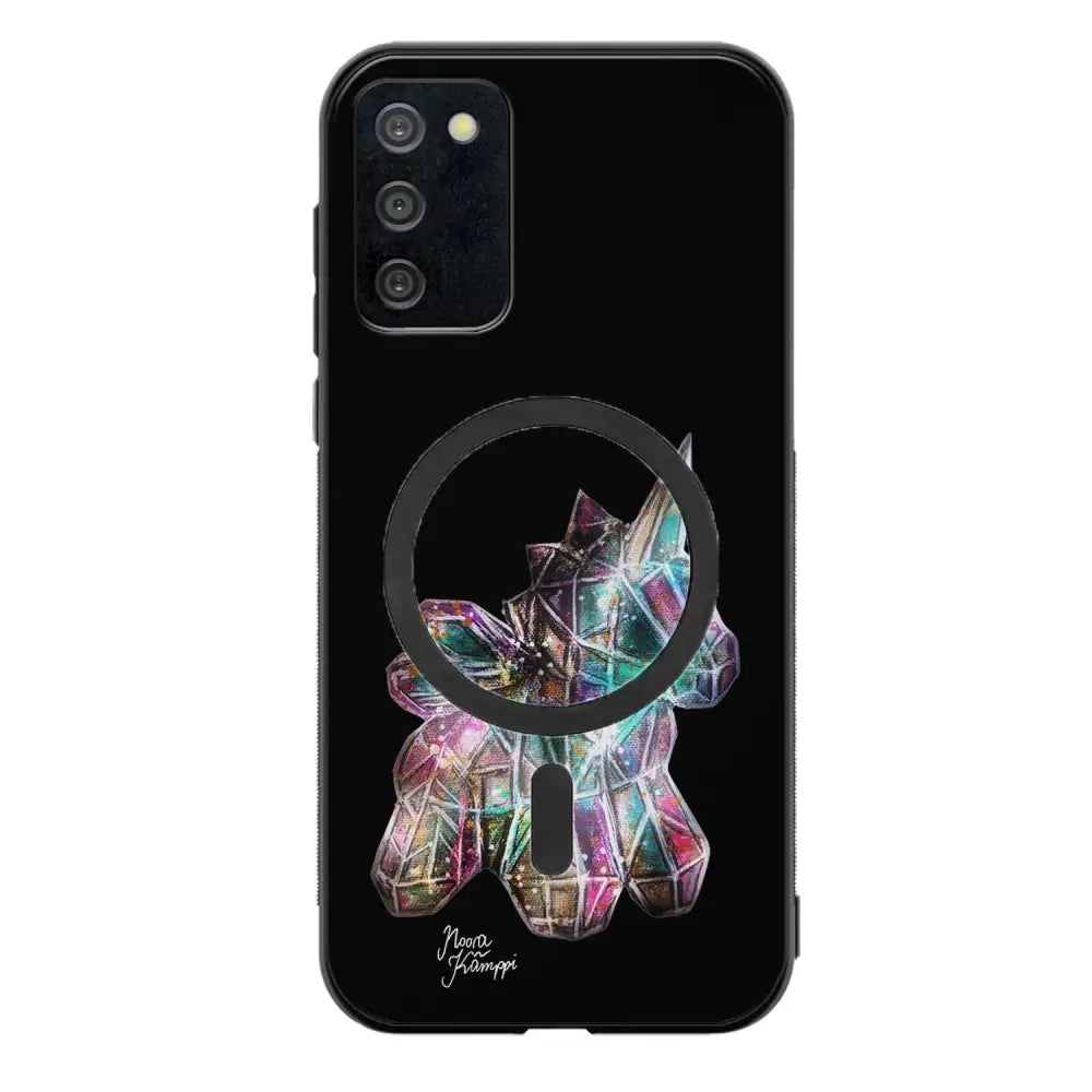 Samsung Galaxy A03s unicorn suojakuoret - Musta - Noora Kämppi