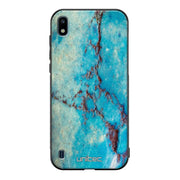 Samsung Galaxy A10 marmori suojakuoret - Turquoise Marble - Ei