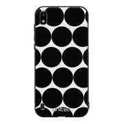 Samsung Galaxy A10 pallo suojakuoret - Musta Pallo - Ei