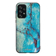 Samsung Galaxy A13 4G marmori suojakuoret - Turquoise Marble - Ei