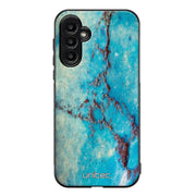 Samsung Galaxy A14 marmori suojakuoret - Turquoise Marble - Ei